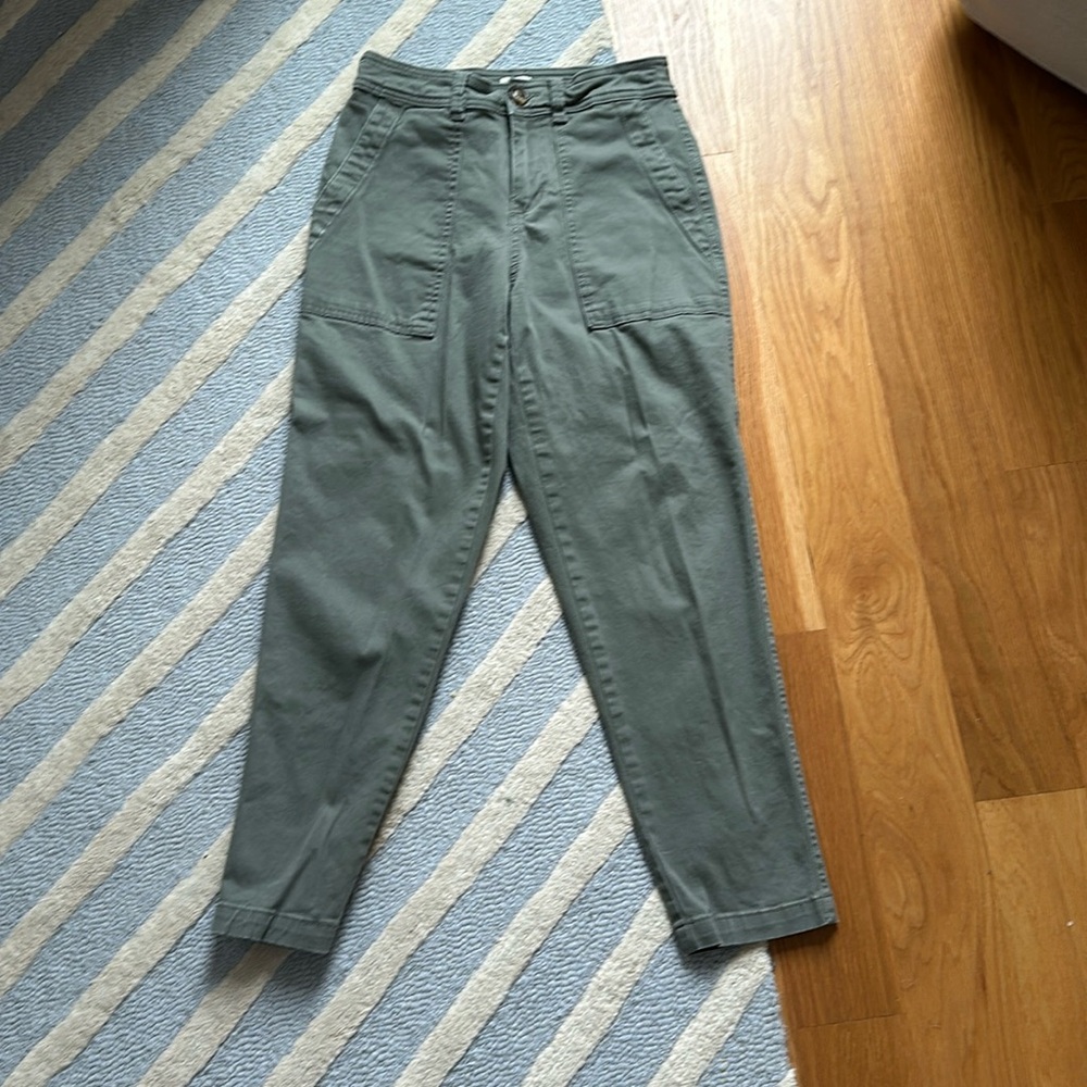 A new day; green cargo pants